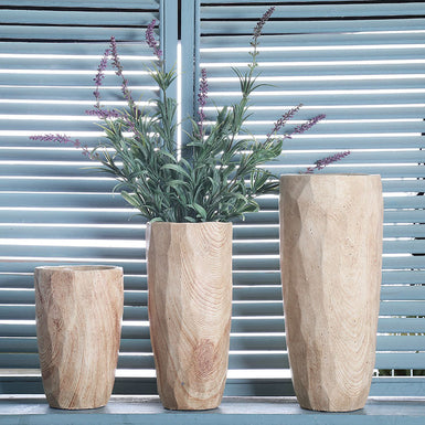 Faux Wooden Planter