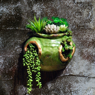 Wicker Bay Wall Planter/ Mount #2